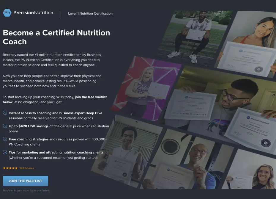 Level 1 Nutrition Certification