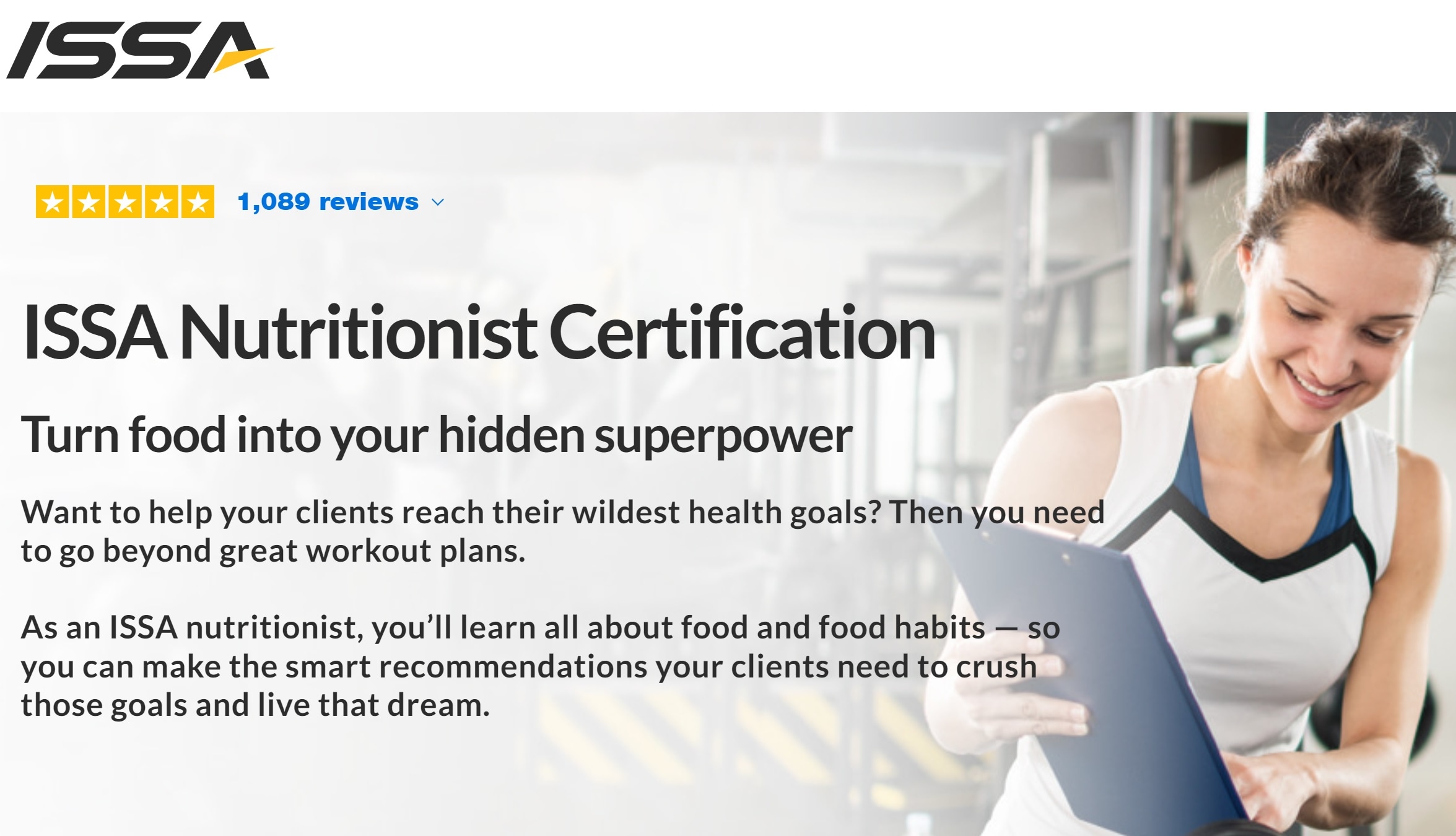 ISSA Nutritionist Certification Review