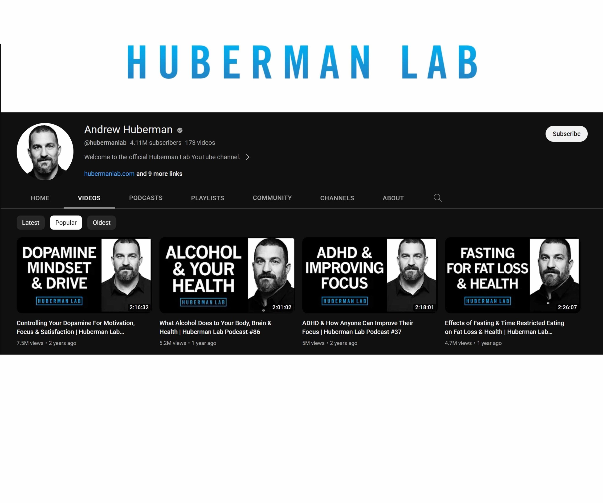 Huberman Lab podcast
