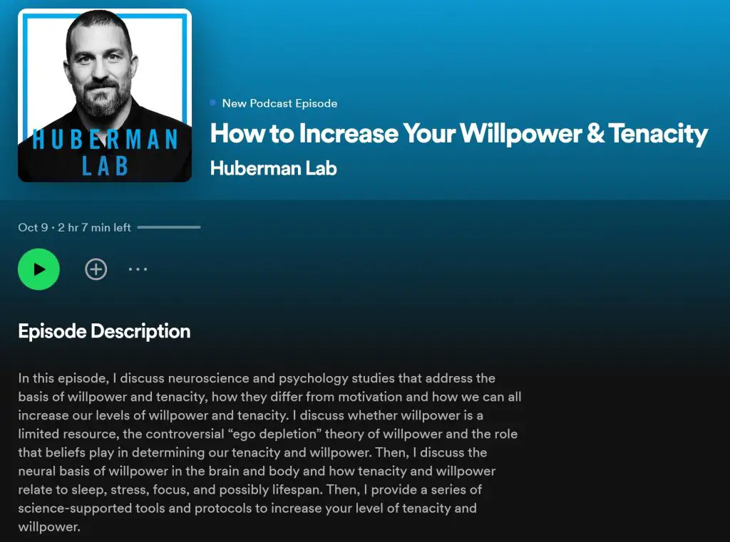 Huberman Lab Podcast Spotify