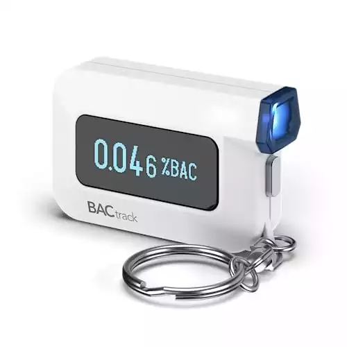 BACtrack C6 Keychain Breathalyzer | Professional-Grade Accuracy | Optional Wireless Smartphone Connectivity | Compatible w/ Apple iPhone, Google & Samsung Android Devices | Apple HealthKit Integra...