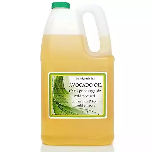 Dr Adorable - 7 lb - Avocado Oil - 100% Pure Natural Organic Cold Pressed