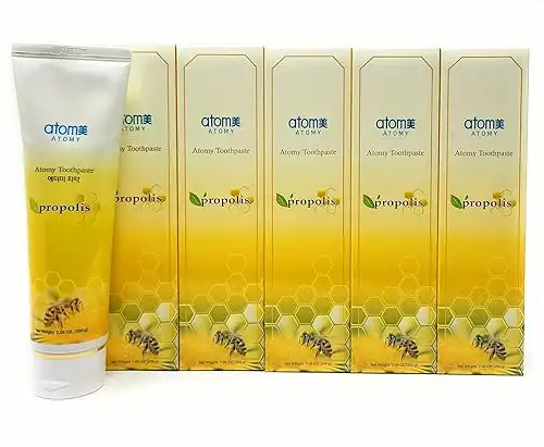 Atomy Toothpaste Natural Oral Care with Propolis & Green Tea Extract 5 x 200g